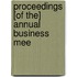 Proceedings [Of The] Annual Business Mee