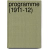 Programme (1911-12) door Munch