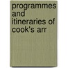 Programmes And Itineraries Of Cook's Arr by Thomas Cook Ltd