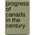 Progress Of Canada In The Century