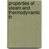 Properties Of Steam And Thermodynamic Th