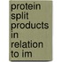 Protein Split Products In Relation To Im