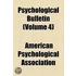 Psychological Bulletin (Volume 4)