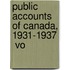 Public Accounts Of Canada, 1931-1937  Vo