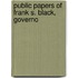 Public Papers Of Frank S. Black, Governo