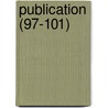 Publication (97-101) door Western Reserve