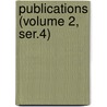 Publications (Volume 2, Ser.4) by American Economic Association