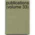 Publications (Volume 33)