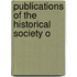 Publications Of The Historical Society O