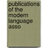 Publications Of The Modern Language Asso
