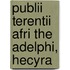Publii Terentii Afri The Adelphi, Hecyra