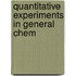 Quantitative Experiments In General Chem