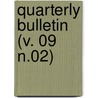 Quarterly Bulletin (V. 09 N.02) door The American Institute of Architects