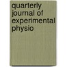 Quarterly Journal Of Experimental Physio door General Books