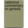 Rabbinical Commentary On Genesis door Yaakov Ben Yitzchak Ashkenazi