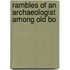 Rambles Of An Archaeologist Among Old Bo
