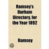 Ramsey's Durham Directory, For The Year