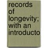 Records Of Longevity; With An Introducto