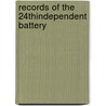 Records Of The 24thindependent Battery door Authors Various