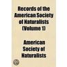Records Of The American Society Of Natur door American Society of Naturalists