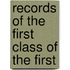 Records Of The First Class Of The First