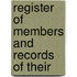 Register Of Members And Records Of Their