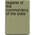 Register Of The Commandery Of The State