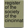 Register Of The Society Of The Cincinnat door Society of the Maryland