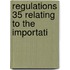 Regulations 35 Relating To The Importati