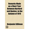Remarks Made On A Short Tour Between Har door Benjamin Silliman