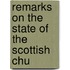 Remarks On The State Of The Scottish Chu