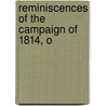 Reminiscences Of The Campaign Of 1814, O door David Bates Douglass