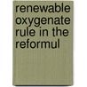 Renewable Oxygenate Rule In The Reformul door States Congress Senate United States Congress Senate