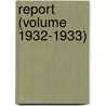 Report (Volume 1932-1933) by Maryland. Stat Education