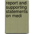 Report And Supporting Statements On Medi