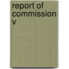 Report Of Commission V door World Missionary Conference V