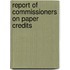 Report Of Commissioners On Paper Credits