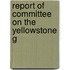 Report Of Committee On The Yellowstone G