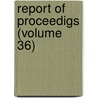 Report Of Proceedigs (Volume 36) door M. International Meteorological Congress