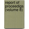 Report Of Proceedigs (Volume 8) door M. International Meteorological Congress