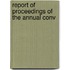 Report Of Proceedings Of The Annual Conv