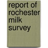Report Of Rochester Milk Survey by Rochester Common Council Safety