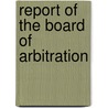 Report Of The Board Of Arbitration door Illinois. State Arbitration