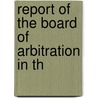 Report Of The Board Of Arbitration In Th door the Board of Arbitr