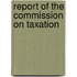 Report Of The Commission On Taxation
