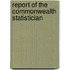 Report Of The Commonwealth Statistician