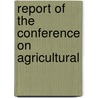 Report Of The Conference On Agricultural door On Conference on Agricultural Education