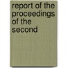 Report Of The Proceedings Of The Second door Peace Congress