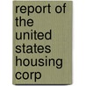 Report Of The United States Housing Corp door United States Housing Corporation