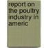 Report On The Poultry Industry In Americ